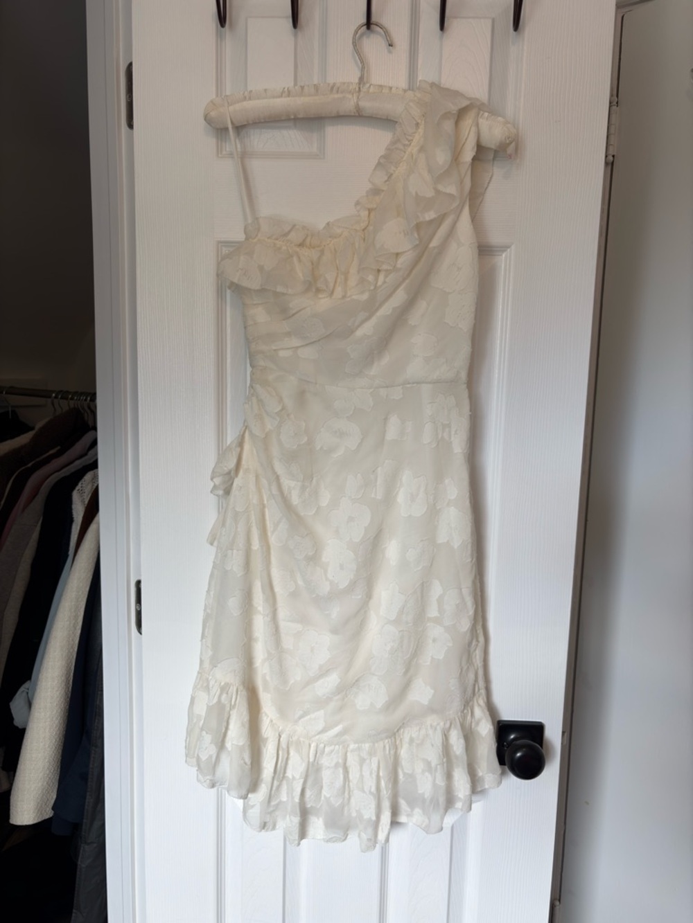 Ulla Johnson Rimona white silk blend floral dress